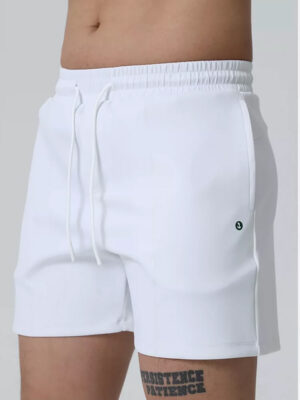 Elastic Waist Secure Pocket Training Casual Shorts