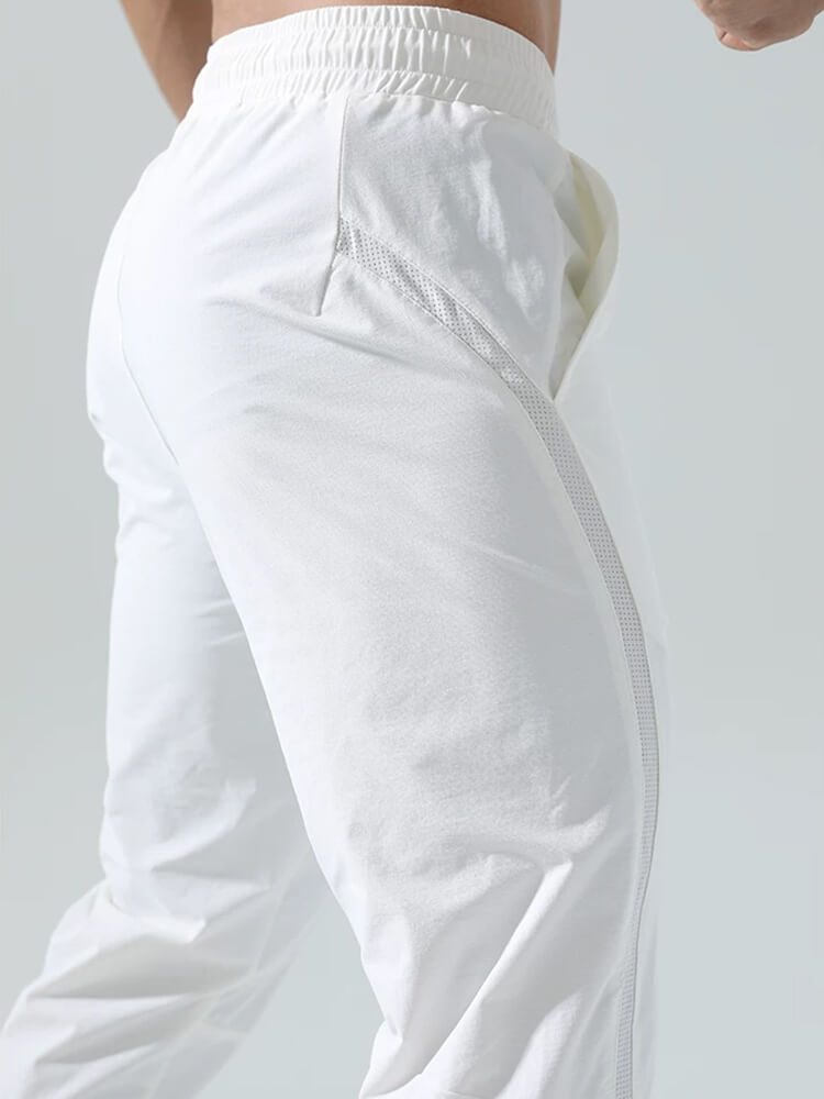 Breathable Mesh Panel Sports Pants - Image 6